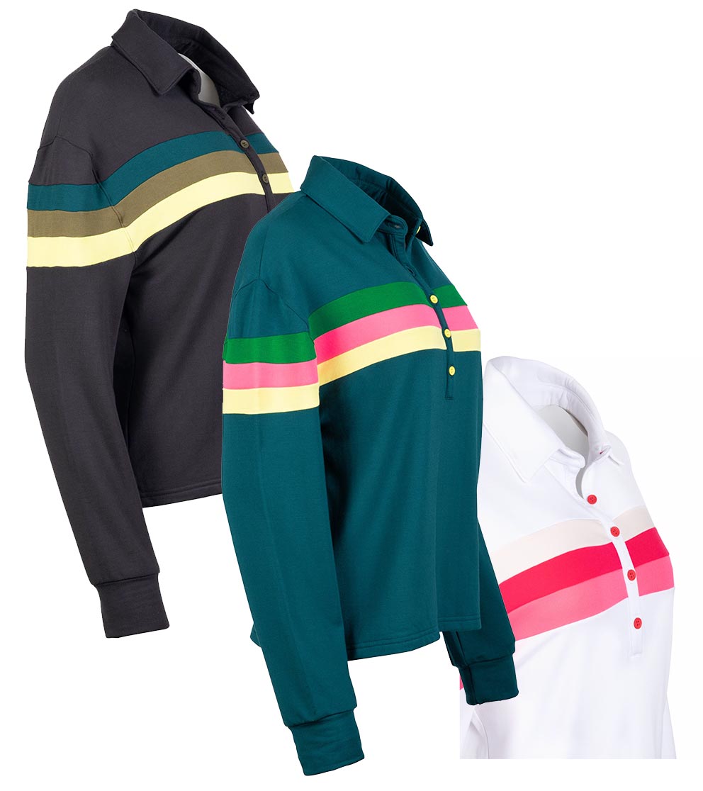 Pirdie The Murray Long Sleeve Womens Golf Shirt