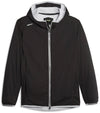 Puma DRYLBL Packable Mens Rain Golf Jacket in Puma Black - front