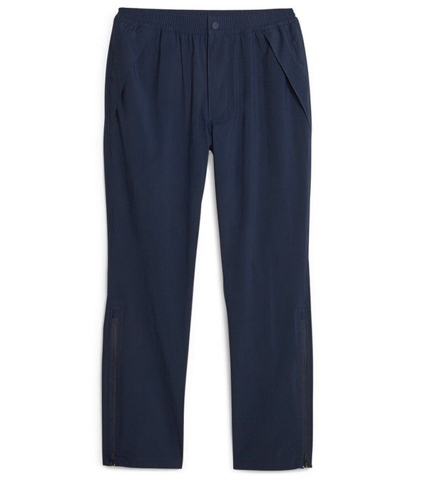 Puma DRYLBL Mens Rain Golf Pants front in Navy Blazer