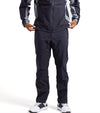 Puma DRYLBL Mens Rain Golf Pants with model in Navy Blazer