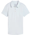 Puma MATTR Lianas Jacquard Womens Golf Polo in Peaceful Blue- front