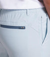 Puma Ripguard 8" Mens Golf Shorts
in Frosted Dew- closeup of back and side pockets