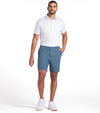 Puma Ripguard 8" Mens Golf Shorts in Gray Skies - standing model front view