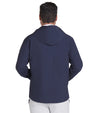 Puma Ripguard Anorak Pullover Mens Golf Jacket  in Deep Navy-partial model back view