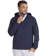 Puma Ripguard Anorak Pullover Mens Golf Jacket  in Deep Navy-partial model front view