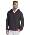 Puma Ripguard Anorak Pullover Mens Golf Jacket  in Puma Black-partial model front view