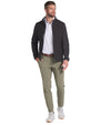 Puma Scotia 2.0 Golf Jacket in Puma Black- model front view