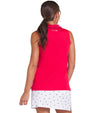 Puma Volition Tipped Sleeveless Womens Golf Polo Shirt