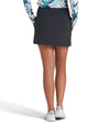 Puma Blake 17.5" Womens Golf Skirt - partial model- back view in Puma Black