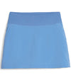Puma Blake 17.5" Womens Golf Skirt - front in Blue Skies