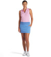 Puma Blake 17.5" Womens Golf Skirt - model-front in Blue Skies