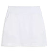 Puma Blake 17.5" Womens Golf Skirt - front in White Glow