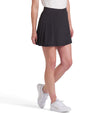 Puma Haute Womens Golf Skirt in puma black - partial model front view