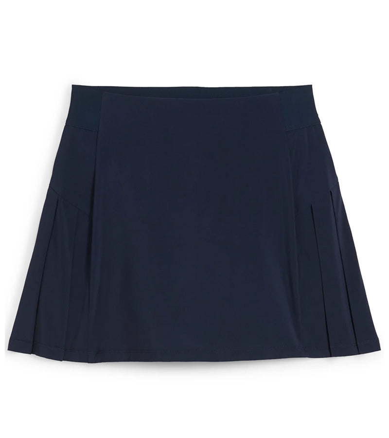 Puma Haute Womens Golf Skirt in Deep Navy- front view
