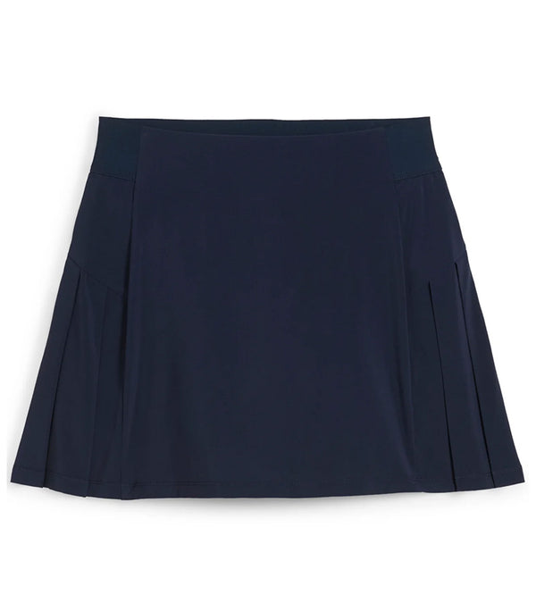 Puma Haute Womens Golf Skirt in Deep Navy- front view