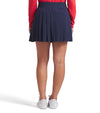Puma Haute Womens Golf Skirt in Deep Navy- partial model back view