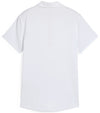 Puma Pique Accent Womens Golf Polo Shirt in White Glow - back view