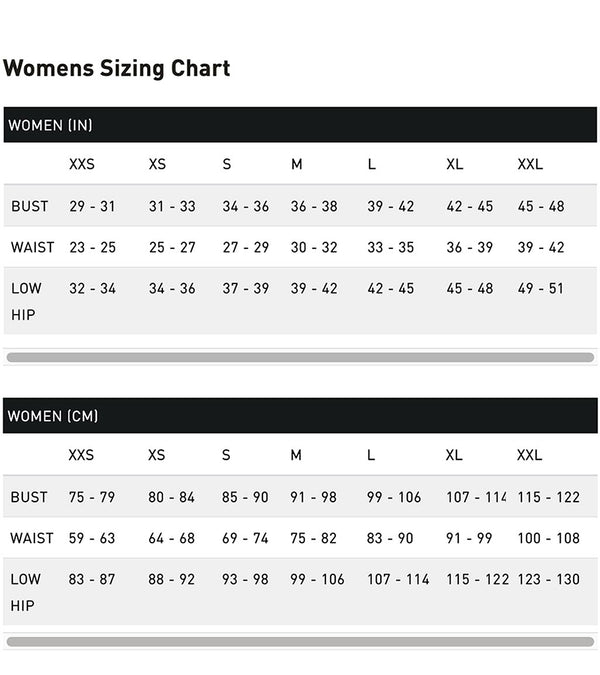 Puma Womens Sizing Chart
