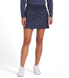 Puma Volition Dancing Stars Golf Skirt in Deep Navy - partial model front view