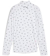 Puma Volition YouV Star Womens Golf Quarter Zip in White Glow- back