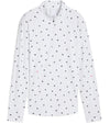 Puma Volition YouV Star Womens Golf Quarter Zip in White Glow- front