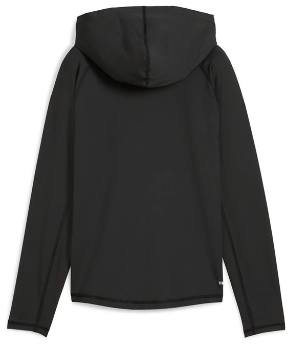 Puma YouV Brrr Women’s Golf Hoodie in Puma Black- back view
