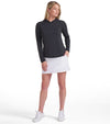 Puma YouV Brrr Women’s Golf Hoodie in Puma Black-model front view