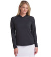 Puma YouV Brrr Women’s Golf Hoodie in Puma Black-partial model front view