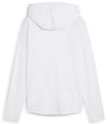 Puma YouV Brrr Womens Golf Hoodie in White Glow front view