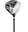 Ram Golf SDX Mens Golf Clubs Set - driver in black with blue & white details/accents