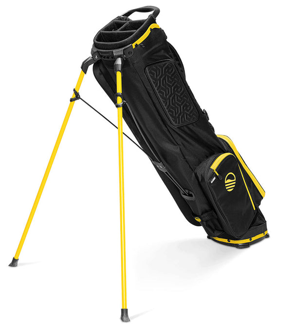 Sunday Golf El Camino Stand Golf Bag - Black & Yellow