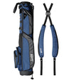 The Sunday Golf Loma XL Carry Bag in Cobalt Blue with double carrying straps