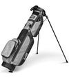 The Sunday Golf Loma XL Carry Bag in Heather Gray - legs extended shoes pockets