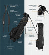 Sunday Golf Loma XL Carry Golf Bag- Showing all details of the bag