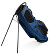 Sunday Golf Ryder Full Size Stand Golf Bag in Navy Blue with legs extended - side view