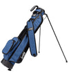 Sunday Golf The Loma Par 3 Golf Bag with legs extended in Cobalt Blue
