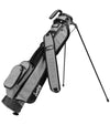 Sunday Golf The Loma Par 3 Golf Bag with legs extended in Heather Gray