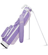 Sunday Golf The Loma Par 3 Golf Bag with legs extended in Lavender