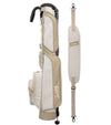Sunday Golf The Loma Par 3 Golf Bag with carrying strap in Toasted Almond