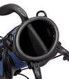 Sunday Golf The Loma Par 3 Golf Bag two way top divider in Cobalt Blue.