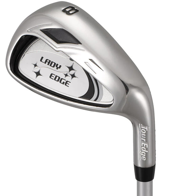 #8 iron from the Tour Edge Lady Edge Womens Complete Golf Set in Black