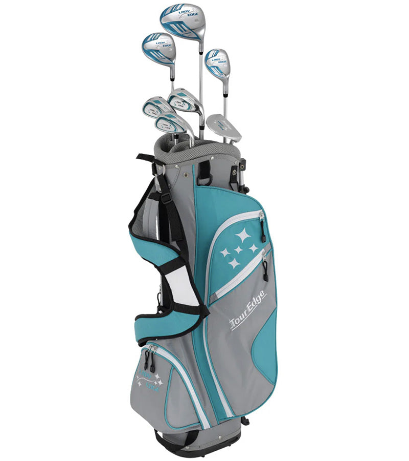 Tour Edge Lady Edge Womens Half Golf Set in Turquoise