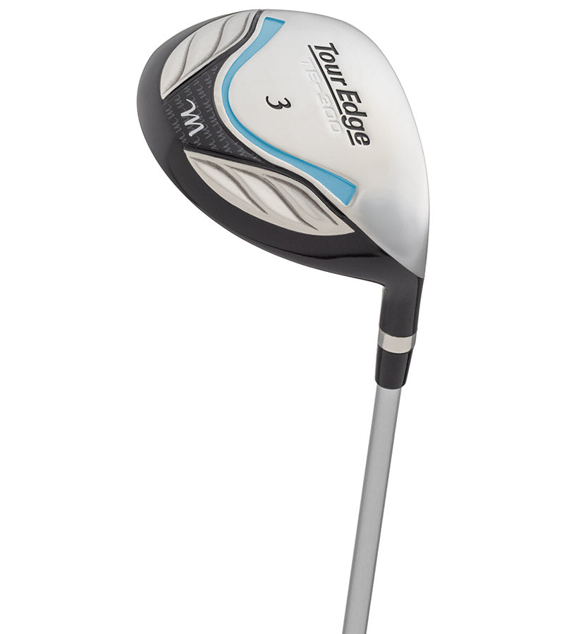 Tour EdgeTE-300 Moda Women's Complete Set in Silver/Aqua Blue - #3 Fairway wood