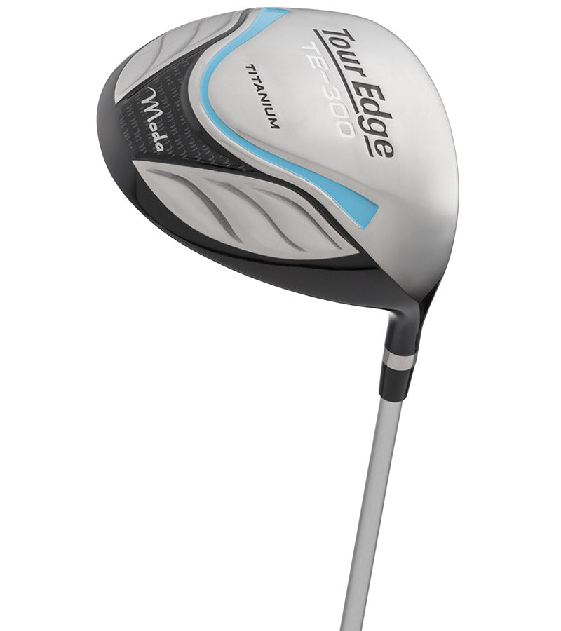 Tour EdgeTE-300 Moda Women's Complete Set in Silver/Aqua Blue - 15° Driver