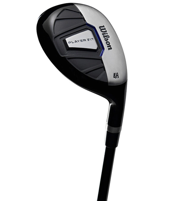 #4 hybrid from the Wilson Mens PlayerFit Compete Set Steel - Stand Bag