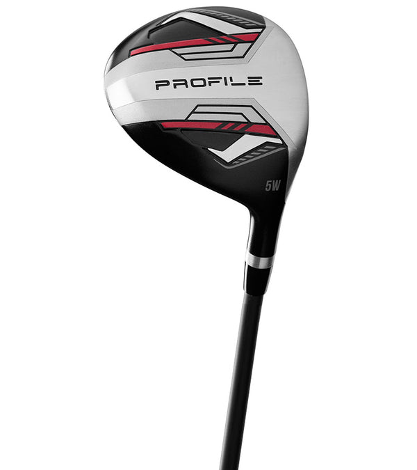 Wilson Profile Senior Mens Complete Golf Set in black with red & silver accents- $5 Fairway Wood