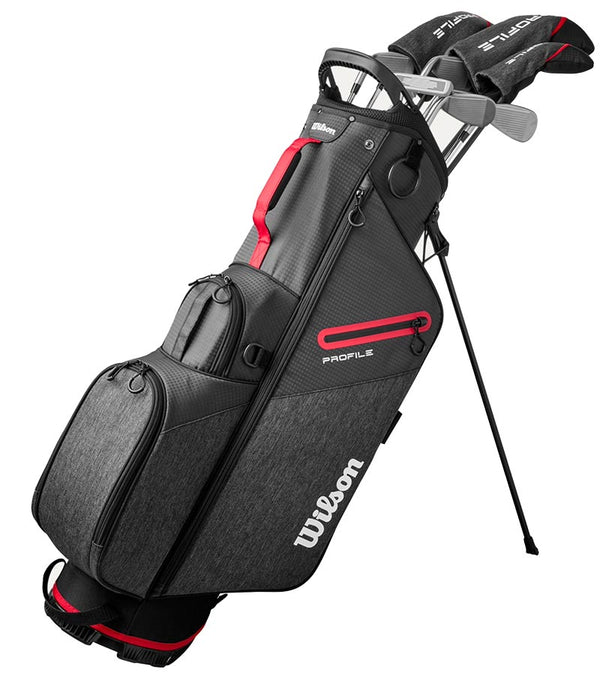 Wilson Profile Men's Complete Golf Set with Stand Bag , 10 clubs, & 3 head covers