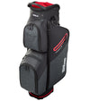 Wilson Profile Senior Men Complete Set - Cart Bag in black & textured charcoal with red accents