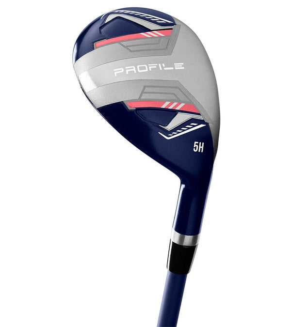 Wilson Profile Women's Complete Golf Set- #5 Hybrid in Navy / Rose Gold / Silver
