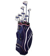 Wilson Profile Women's Complete Golf Set-cart bag with 10 clubsin Navy / Rose Gold / Silver